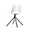 Chaise visiteur DN, lot de 2, L 440 x P 530 x H 780 mm, polypropylène et acier peint, blanc