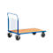 Chariot à 1 dossier habillage grillagé, au choix L 1000 x l. 700 mm ou L 1200 x l. 800 mm, capacité de charge 600 kg