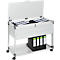 Chariot à dossiers suspendus System File Trolley 100 Multi Top, gris