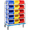 Chariot à étagère G®-Rack E 2801 GMÖHLING, ajouré, jusqu’à 300 kg, 5 étages, pour 15 bacs à bec