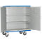 Chariot armoire E2721, portes pivotantes, 970 L