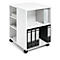 Chariot de bureau, blanc