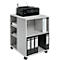 Chariot de bureau, gris clair