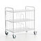 Chariot de bureau utilisable des deux côtés avec grille de séparation, 940 x 650 mm