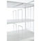 Chariot de bureau utilisable des deux côtés avec grille de séparation, 940 x 650 mm
