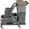 Chariot de ménage CombiX XL Sprintus, 4 seaux/55 L en tout, Support pour sac poubelle, pour l'intérieur, gris