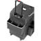 Chariot de nettoyage Rubbermaid® Quick Cart, grand, volume 60 l, compartiments intérieurs, poignée télescopique, L 419 x l 363 x H 635 mm, plastique haute performance, gris foncé