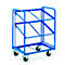 Chariot de préparations de commandes, avec 3 étages avec fond ouvert, L 410 x l. 620 x H 1350 mm, capacité de charge 200 kg
