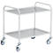 Chariot de service et desserte, alu inox, L 1055 x l. 735 x H 975 mm