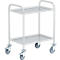 Chariot de service et desserte, alu inox, L 820 x l. 565 x H 975 mm