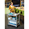 Chariot de service Rubbermaid Utility Cart, 3 étagères, jusqu'à 90 kg, modèle ouvert, platine