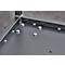 Chariot de transport, armature de fils en acier, avec plaque de base, pour 10 tables hautes