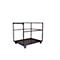 Chariot de transport, armature de fils en acier, avec plaque de base, pour 10 tables hautes