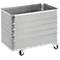 Chariot de transport en aluminium, sans couvercle, 322 L
