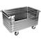 Chariot de transport en aluminium, sans couvercle, 945 L