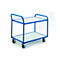 Chariot de transport ESD à 2 étages, 790 x 490 mm, capacité de charge 250 kg