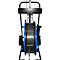 Chariot dévidoir BW-XL, pour feuillards plastiques en PET &amp; PP avec Ø de mandrin 406 mm, L 800 x P 650 x H 2210 mm, acier