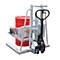 Chariot élévateur pour fûts FHR 600 F Bauer, acier, plage de rotation de 360°, pour fûts jusqu'à 220 l, L 1125 x P 1200 x H 1330 mm, galvanisé