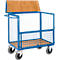 Chariot grillagé, L 975 x 675 mm, avec couvercle