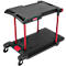 Chariot multi-usages Rubbermaid, jusqu'à 182 kg, pliable, 2 roues pivotantes/2 fixes, L 1148 x l 604 x H 873 mm, noir