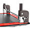 Chariot plate-forme 110L - acier - pliable - L 485 x P 710 x H 1000 mm - capacité de charge 220 kg - noir et rouge - notre marque Schäfer Shop Select