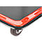 Chariot plate-forme 110L - acier - pliable - L 485 x P 710 x H 1000 mm - capacité de charge 220 kg - noir et rouge - notre marque Schäfer Shop Select