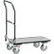 Chariot pliable, acier/bois, jusqu'à 250 kg, 720 x 450 mm, roulettes TPE, gris anthracite
