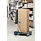 Chariot pliable CLAX® - avec bac de transport pliable - 46 L - gris/pétrole