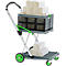 Chariot pliable CLAX® - avec bac de transport pliable + 5000 feuilles d’essuie-mains GRATUIT