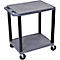 Chariot polyvalent en plastique, gris