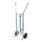 Chariot porte-fûts FP-V, acier galvanisé, capacité de charge de 350 kg, pour fûts à bonde en acier de 200 l, pneus en caoutchouc plein