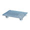 Châssis mobile à caillebotis, usage en intérieur, galvanisé, 800 x 600 mm