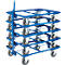 Châssis mobile pour bacs norme Europe, 1210 x 810 mm jusqu'à 250 kg