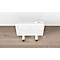 Chauffage convecteur SLIM E 1000, mobile ou montage mural, 1000 W, 3 niveaux de chauffage, thermostat, minuterie 24 h/semaine, IP24, L 500 x P 85 x H 400 mm, blanc