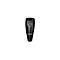 Chauffage infrarouge Fiamma, pour montage au plafond à l'extérieur, 1800 W, IP24, éclairage LED &amp; télécommande, L 600 x P 600 x H 300 mm, noir