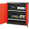Chemikalienschrank Asecos CS-CLASSIC, Flügeltür, 2 Auszugswannen, 1055x520x1105 mm, verkehrsrot
