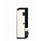 Chemikalienschrank asecos CS-CLASSIC, Flügeltür, Anschlag links, Front Reinweiß, B 545 x T 520 x H 1950 mm