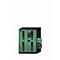 Chemikalienschrank asecos CS-CLASSIC-G, Flügeltüren mit Glasausschnitt, Front Resedagrün, B 810 x T 520 x H 1105 mm