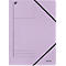Chemise à fermeture à élastique, en carton pour format A4, violet
