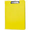 Chemise à pince MAUL, DIN A4, avec pince métallique, porte-stylo, 319 x 229 x 13 mm, carton recouvert d'une feuille, jaune