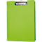 Chemise à pince MAUL, DIN A4, avec pince métallique, porte-stylo, 319 x 229 x 13 mm, carton recouvert d'une feuille, vert clair
