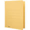 Chemise à rabats Biella, DIN A4, jusqu'à 90 feuilles, L 330 x l 265 x H 1 mm, carton, jaune