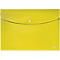 Chemise à rabats Leitz® Recycle, format A4, fermeture à bouton-pression, opaque, 100 % recyclable, Ange Bleu, plastique recyclé, jaune