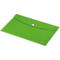 Chemise à rabats Leitz® Recycle, format A4, fermeture par boutons pression, opaque, 100 % recyclable, Ange Bleu, plastique recyclé, vert
