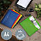 Chemise à rabats Leitz® Recycle, format A4, fermeture par boutons pression, opaque, 100 % recyclable, Ange Bleu, plastique recyclé, vert
