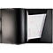 Chemise avec fermeture en coin EICHNER, format A4, 3 rabats, 10 p., noir