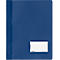 Chemise transparente Premium DURABLE, pour format A4, PVC dur, 25 p., bleu foncé