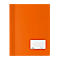 Chemise transparente Premium DURABLE, pour format A4, PVC dur, 25 p., orange