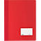 Chemise transparente Premium DURABLE, pour format A4, PVC dur, 25 p., rouge