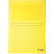 Chemises à fenêtre FOREVER Exacompta, en papier 120 g/m², jaune, paquet de 100